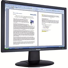Philips 200VW8FB 51,1 cm (20,1 Zoll) TFT Monitor Widescreen (Kontrast 800:1, 5 Ms Reaktionszeit)