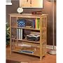 ALL SOLID WOOD Mission Style 3-Shelf Bookcase in Natural Finished