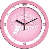 Western Michigan Broncos NCAA Wall Clock (Pink)