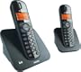 Philips CD1502B/17 DECT Series Dual Expandable Cordless Phones with Digital Answering System