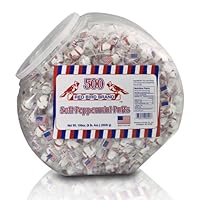 Red Bird 500 Count Peppermint Puffs Candy Tub