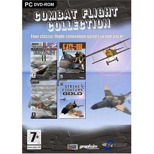 Combat Flight Collection : Includes : Battle of Britain 2 Wings of Victory, F/A-18 Operation Desert Storm, First Eagles The Great War: 1918 & Strike Fighters Gold (PC-DVD)
