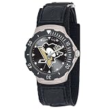 Game Time Unisex NHL-AGV-PIT Pittsburgh Penguins Agent Velcro Series Watch