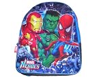 Mrvel Heroes Backpack ACTION HERO Spiderman, Incredible Hulk, Iron Man