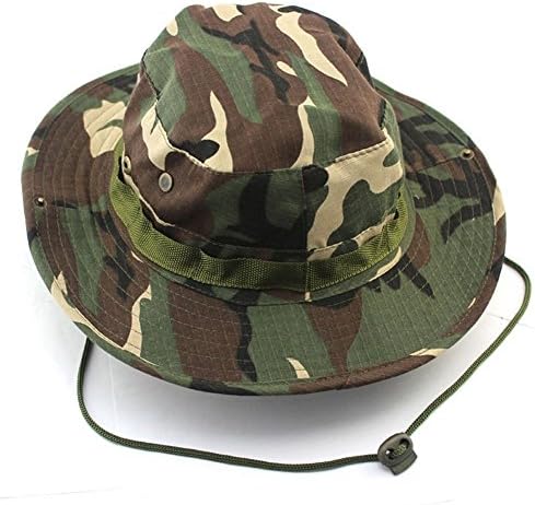Doboa Tactical Head Wear/Boonie Hat Cap For Wargame,Sports,Fishing &Outdoor Activties (Green Camouflage)
