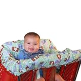 Floppy Seat® Shopping Cart and High Chair Cover, Fold N CarryTM Style - Sage Safari