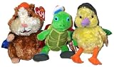 Wonder Pets Plush Doll Ming-Ming Tuck Linny TY Beanie Babies