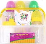 Barney Caddy Feeding Bottle, Rattle, Juice Cup & Baby Bib Gift Set