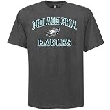 NFL Philadelphia Eagles Charcoal Heart and Soul T-shirt (Medium)