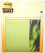 Post-it Notes By 3m, Super Sticky - Green Leaf Design, 1 Pack of 75 Sheets 3 7/8 Inches By 3 7/8 Inches