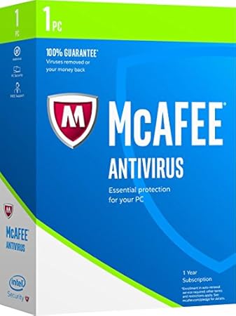 McAfee 2017 AntiVirus -1 PC [Keycode]