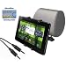 DBTech Car Headrest Mount Holder For BlackBerry Playbook - Include 5 ft. 3.5mm AUX Cable