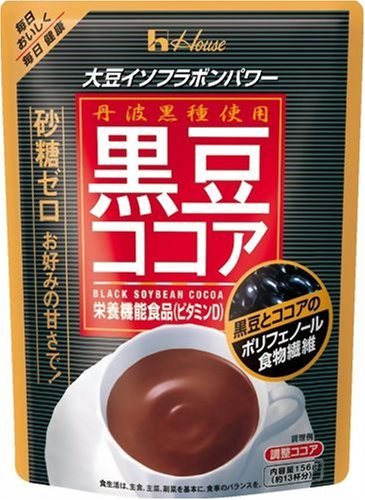 Cover image : ハウス 黒豆ココアパウダー 砂糖ゼロ 156g