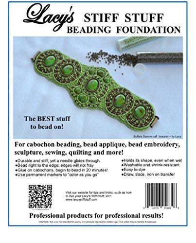 Lacy's Stiff Stuff - Reinforced Backing Material for Beading
