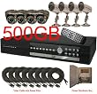 Sony CCD Day/Night Vision Color Cameras with one 8 Channels Video audio Security