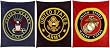 MILITARY INSIGNIA FLEECE BLANKETS (50" X 60")