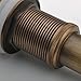 Hiendure® Pop up Drain with Overflow,antique Brass