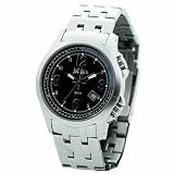 Fat Face Mens black dial bracelet watch
