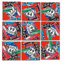 B Dazzle Classic Cars Scramble Squares 9 Piece Puzzle