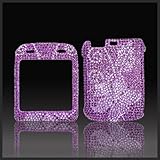 Lilac Flower Cristalina crystal bling case-cover for LG Lotus Elite Lx610
