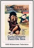 Two Women: 16x9 Widescreen TV.