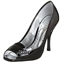 BCBGirls Women's Alba Peep Toe Pump,Black Shaded Patent,6.5 M US