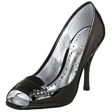  : BCBGirls Women's Alba Peep Toe Pump,Black Shaded Patent,8 M US