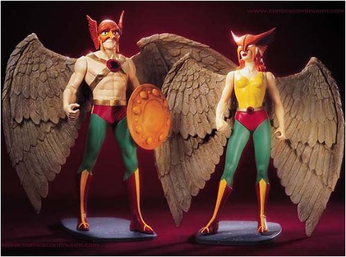 Hawkman & Hawkgirl Deluxe Action Figure Set-image