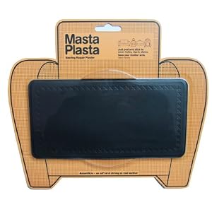 MASTAPLASTA-peel-and-stick-repair-patch-for-holes-rips-and-stains-in-car-seats-sofas-bags-and-leather-jackets-8-inches-by-4-inches-PLAIN-STRIP-DESIGN-BLACK