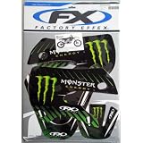 02-12 KAWASAKI KX65: 2012 FACTORY EFFEX MONSTER ENERGY GRAPHICS - KAWASAKI by Factory Effex