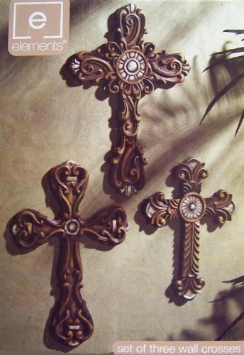 Christian Religious Wall Art Cross Set Indoor Outdoor