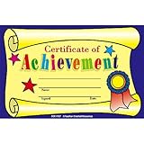 Teacher Created Resources Certificate of Achievement Awards (1937)