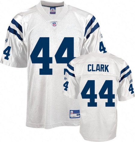 Youth Indianapolis Colts #44 Dallas Clark Road Replica Jersey - S 8