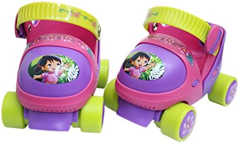 Roaring Grow-with-Me 1,2,3 Roller Skates BABY 2-6 YEAR PINK/PURPLE