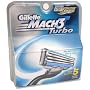 Gillette Mach3 Turbo-Gillette Refill Cartridges, 5ct (3 Pack)