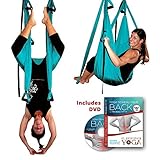 Inversion Sling - Yoga Swing Original GravoTonics (Turquoise) & Yoga Back DVD