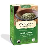 Numi Organic Tea Mate Lemon Green, Full Leaf Green Tea and Mate, 18-Count Tea Bags (Pack of 2)