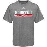Houston Rockets T Shirts : adidas Houston Rockets Ash Ball Horizon T Shirts