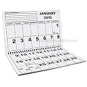 Jumbo Large Print Low Vision Wall Calendar - 2010