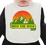 Into The Wild ネクタイを有する有機ビブ Medium