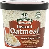 Glutenfreeda's Instant Oatmeal Cups, Brown Sugar and Flax, 2.64 Ounce (Pack of 12)