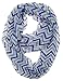 Caramel Cantina Soft Chevron Sheer Infinity Scarf
