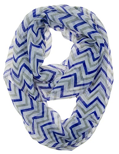 Caramel Cantina Soft Chevron Sheer Infinity Scarf