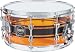 GMS G28 Acrylic Snare Drum, 6.5X14 Amber With Black