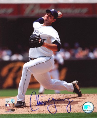 Chris Young San Diego Padres - Wind Up White - Autographed 8x10 Photograph