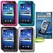 CrazyOnDigital 4 Crystal Cases and Anti-glare Screen Guard for Samsung P1000 Galaxy Tab Tablet. Bonus Wristband Included