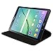 Samsung Galaxy Tab S2 9.7 Case - Gulito Premium PU Leather 360 Swivel Stand Dual Auto Smart Case Cover For Galaxy Tab S2 9.7 with Wake & Sleep Function (Black)