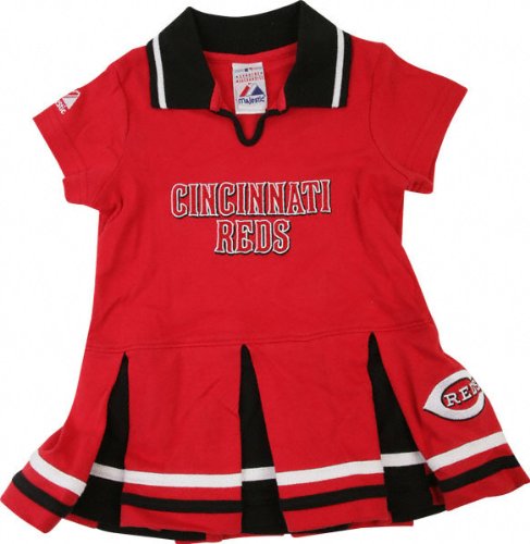Cincinnati Reds -Girls Toddler- Cheerleader Dress