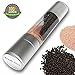 Twist-Eez Stainless Steel Gourmet 2-in-1 Salt and Pepper Grinder Mill Combo With Adjustable Grinding Mechanism Set Of One - Silver