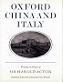 Oxford, China and Italy: Writings in Honour of Sir Harold Acton on His Eightieth Birthday